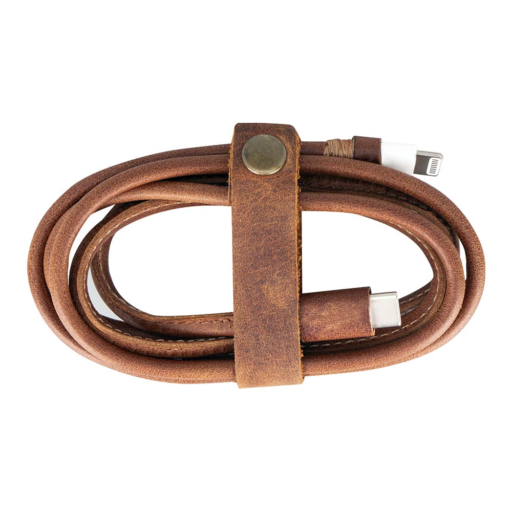 leather USB Data Cable